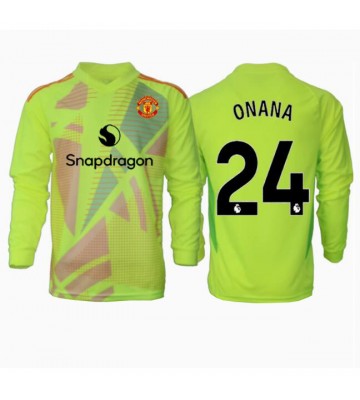 Manchester United Andre Onana #24 Målvakt Bortatröja 2024-25 Långärmad